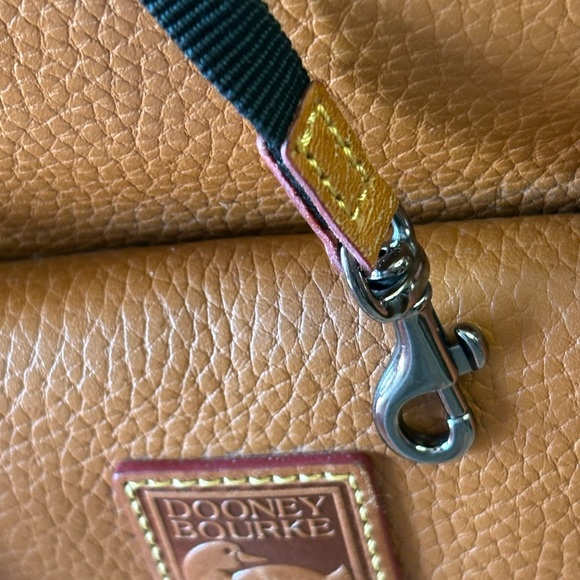 Dooney & Bourke Caramel Leather Satchel - Picture 11 of 11